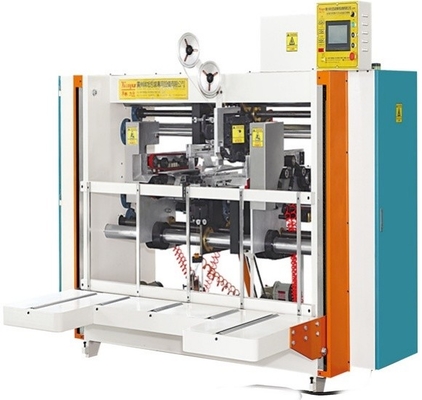 Máquina de colagem semi-automática de duas cabeças 120 mm Pitch para cartão impresso offset