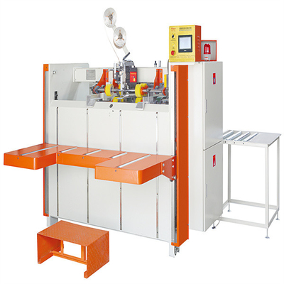 Máquina de costura semi-automática de servo duplo equipada com sistema de alarme automático