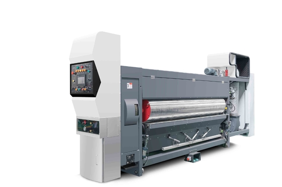 Todos controlados por computador G6-0924 Feeder de borda de chumbo 4 impressora a cores + Slotter + Cutter Die + Folder Gluer Inline