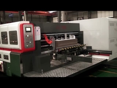 Máquina de corte a moagem de caixa de papelão de impressão de aço Flexo 380V / 50Hz / 3Ph para fabricação de caixas de cartão