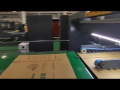 A secção de reviravolta de colagem automática de pasta preta com dupla costura para fabricação de caixas